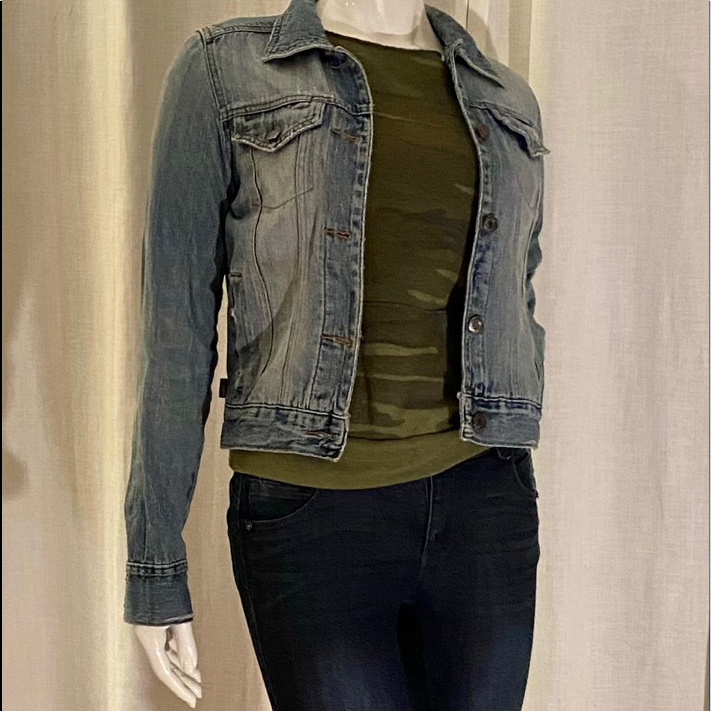 Acid Wash Jean Jacket